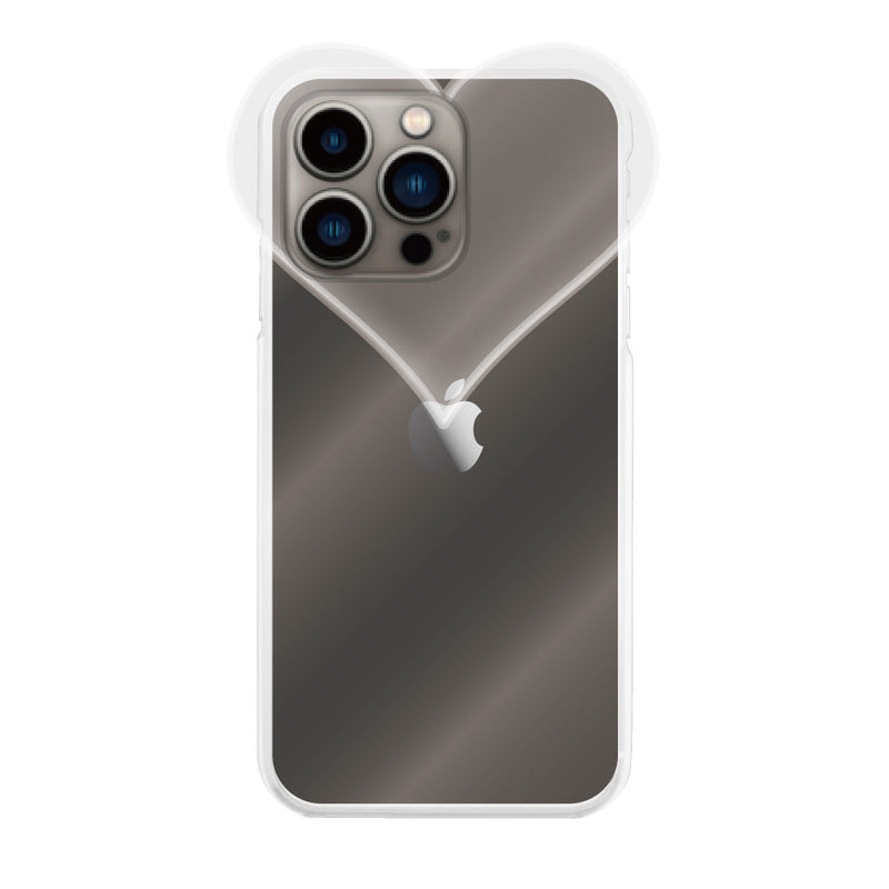 iPhoneケース ハート TPUクリアケース プティ