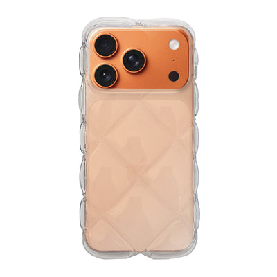 iPhoneケース キルティング TPUクリアケース プティ