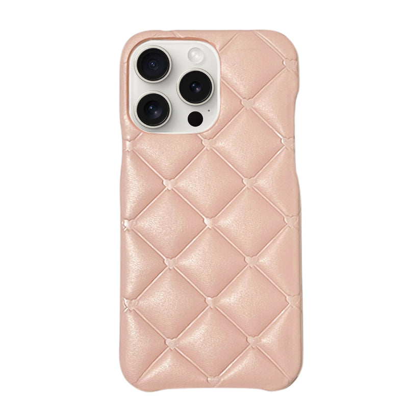iPhoneケース キルティングミニハートPUレザー プティ
