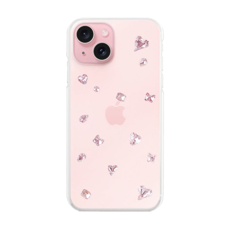 iPhoneケース ビジューTPUクリア プティ