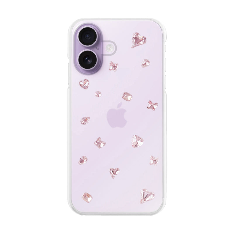 iPhoneケース ビジューTPUクリア プティ
