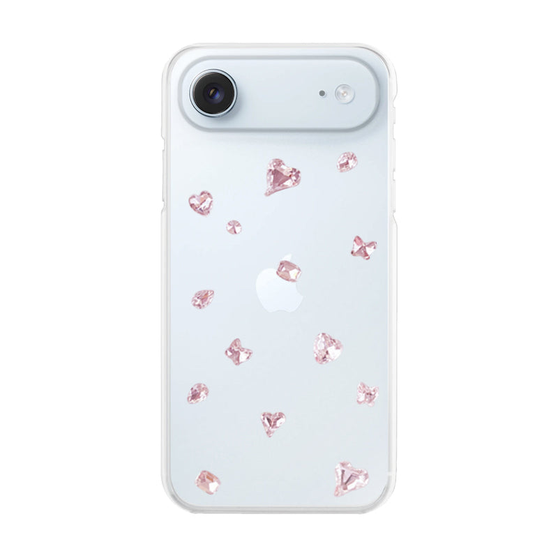 iPhoneケース ビジューTPUクリア プティ