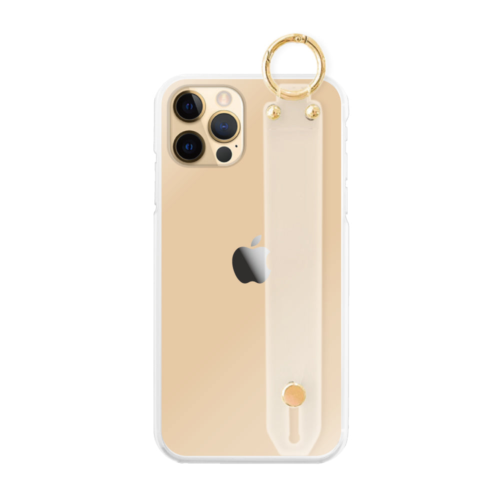 iPhone12Proケース バンドTPU プティ クリア