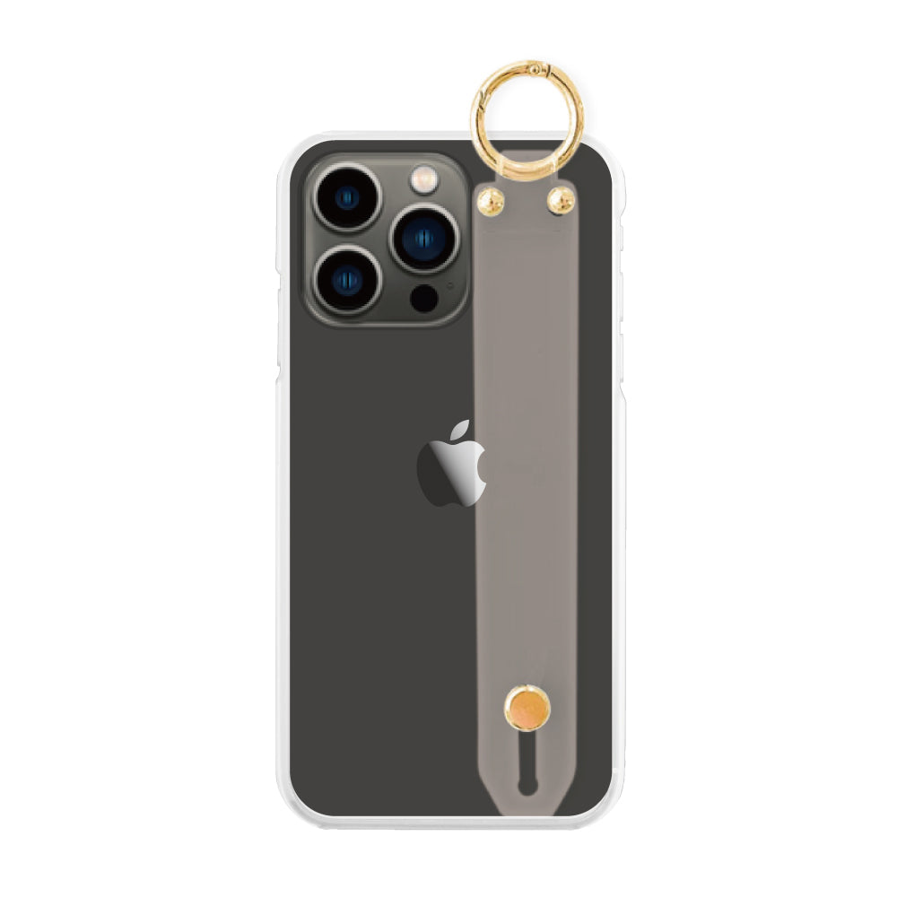 iPhone13Proケース バンドTPU プティ クリア