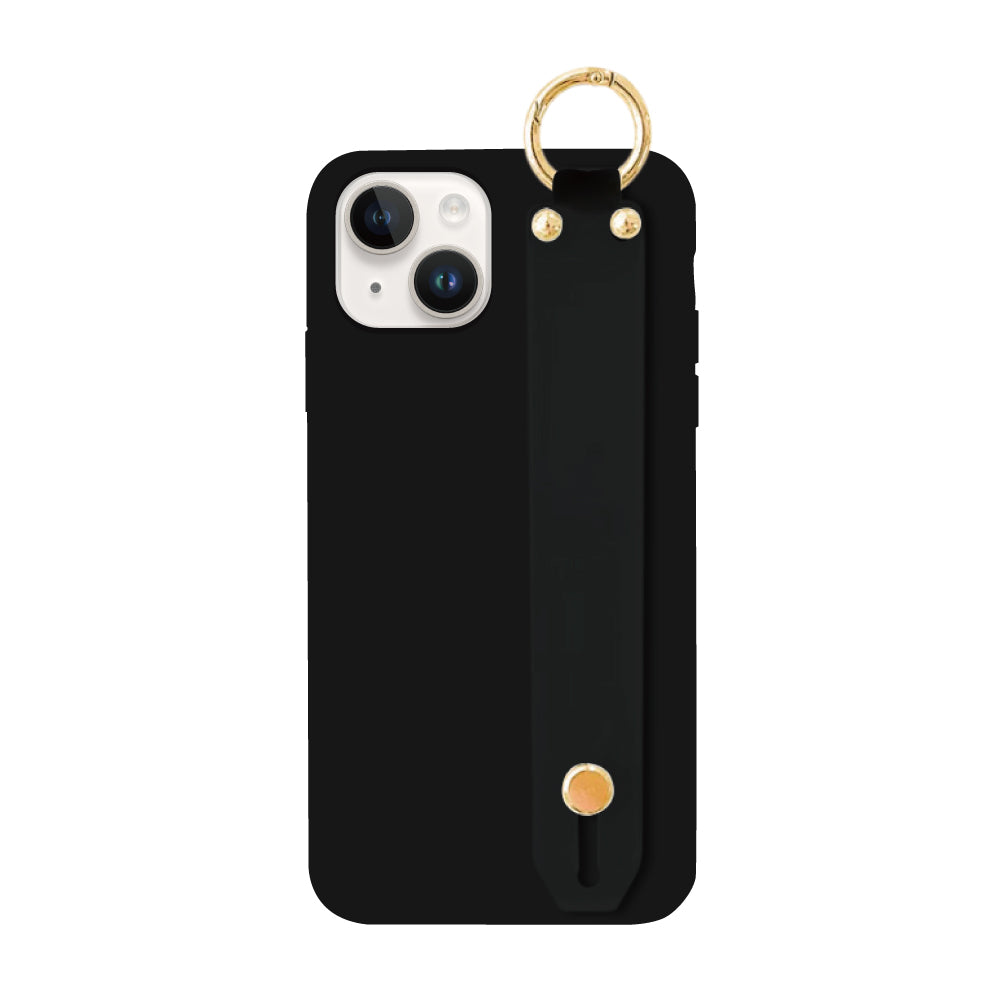 iPhone14/13ケース バンドTPU プティ ブラック
