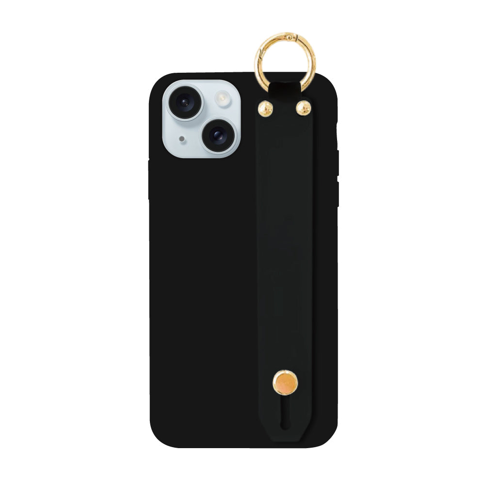 iPhone15Plus/14Plusケース バンドTPU プティ ブラック