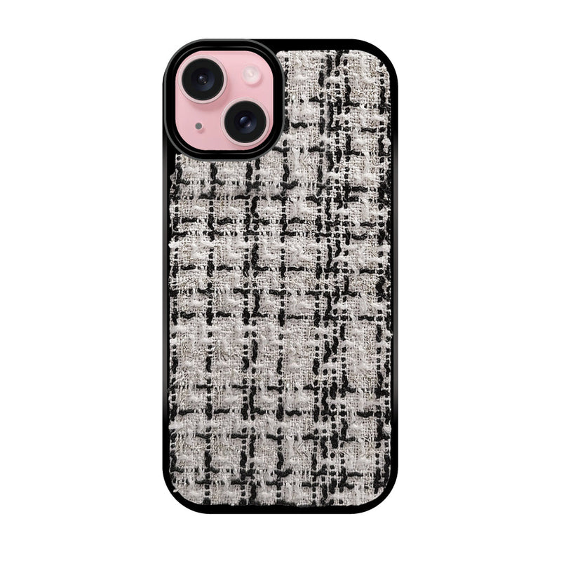 iPhoneケース ツイードレザー TPU プティ