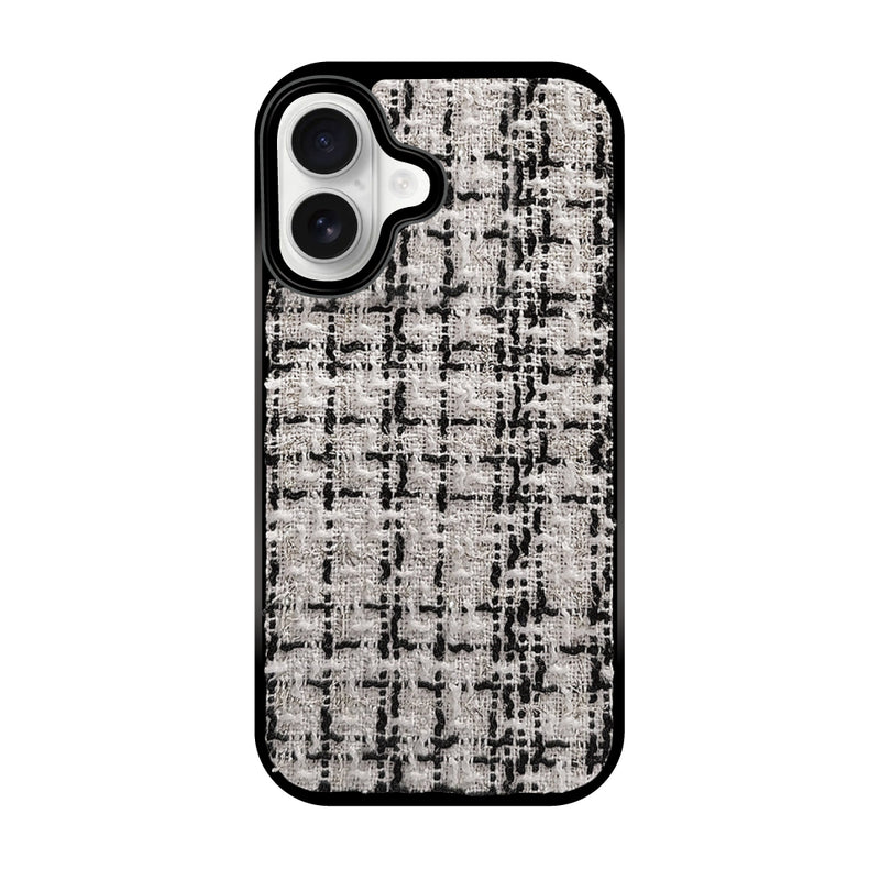 iPhoneケース ツイードレザー TPU プティ