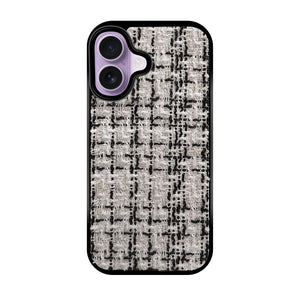 iPhoneケース ツイードレザー TPU プティ