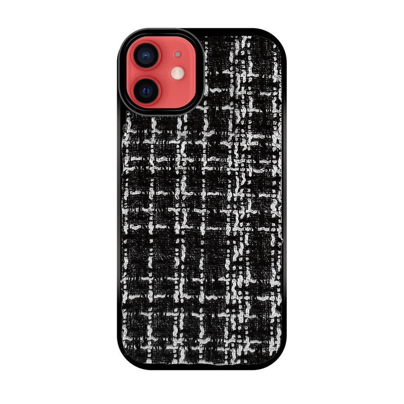 iPhoneケース ツイードレザー TPU プティ