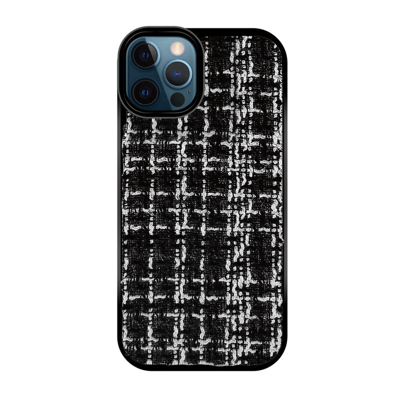 iPhoneケース ツイードレザー TPU プティ
