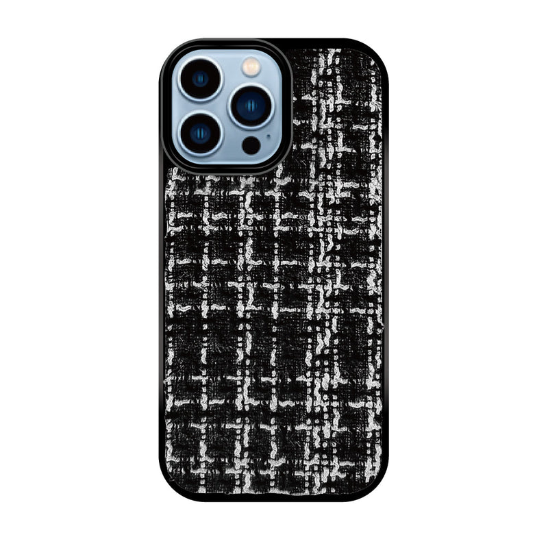 iPhoneケース ツイードレザー TPU プティ