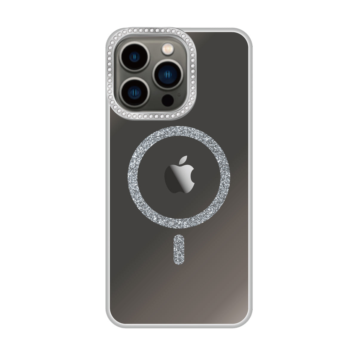 iPhone13Pro ビジューカメラフレーム マグセーフクリア プティ クリア