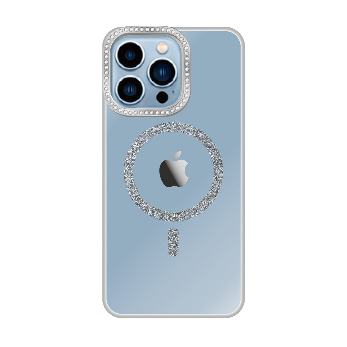 iPhone13ProMax ビジューカメラフレーム マグセーフクリア プティ クリア