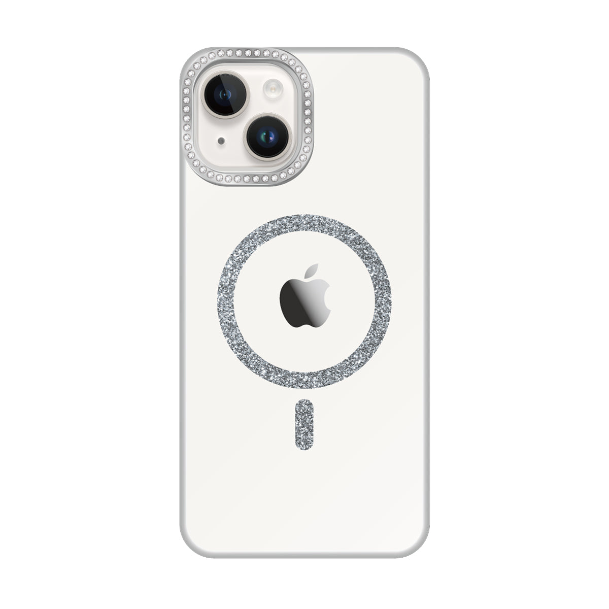 iPhone14/13 ビジューカメラフレーム マグセーフクリア プティ クリア