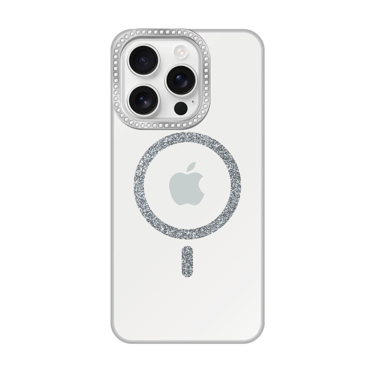 iPhone16ProMax ビジューカメラフレーム マグセーフクリア プティ クリア