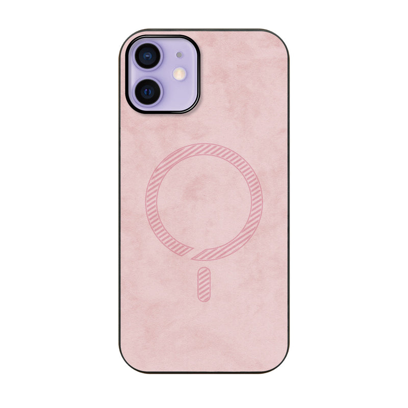 iPhoneケース マグセーフPUレザーハイブリッドケース プティ