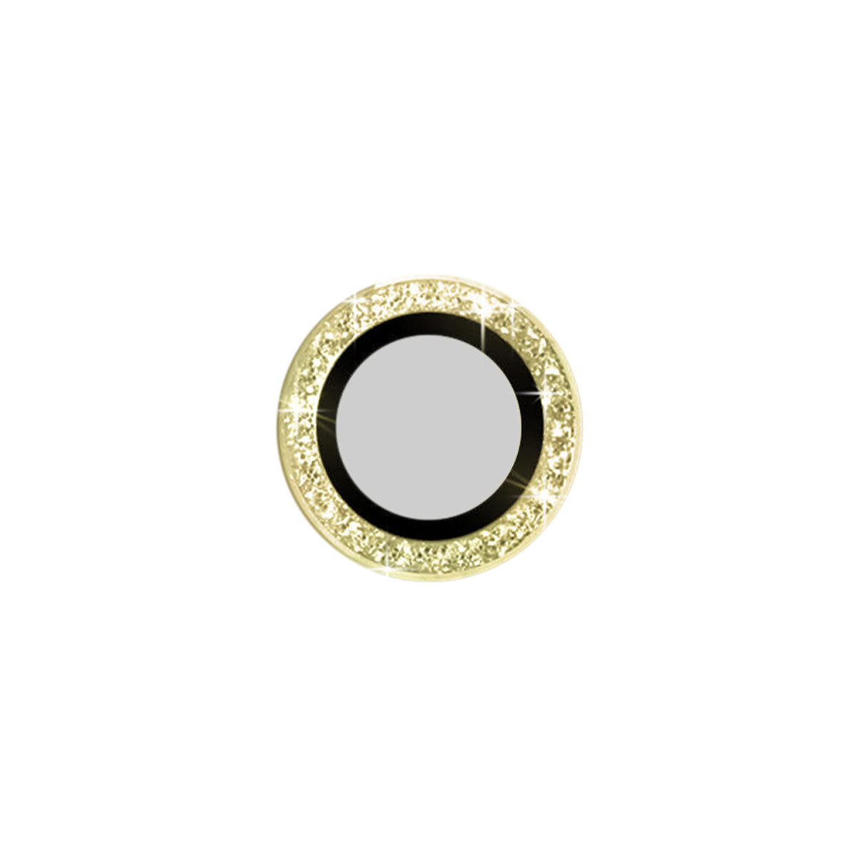 iPhoneAir スマホアクセサリー カメラカバー ラメカメラレンズガラスカバー ゴールド