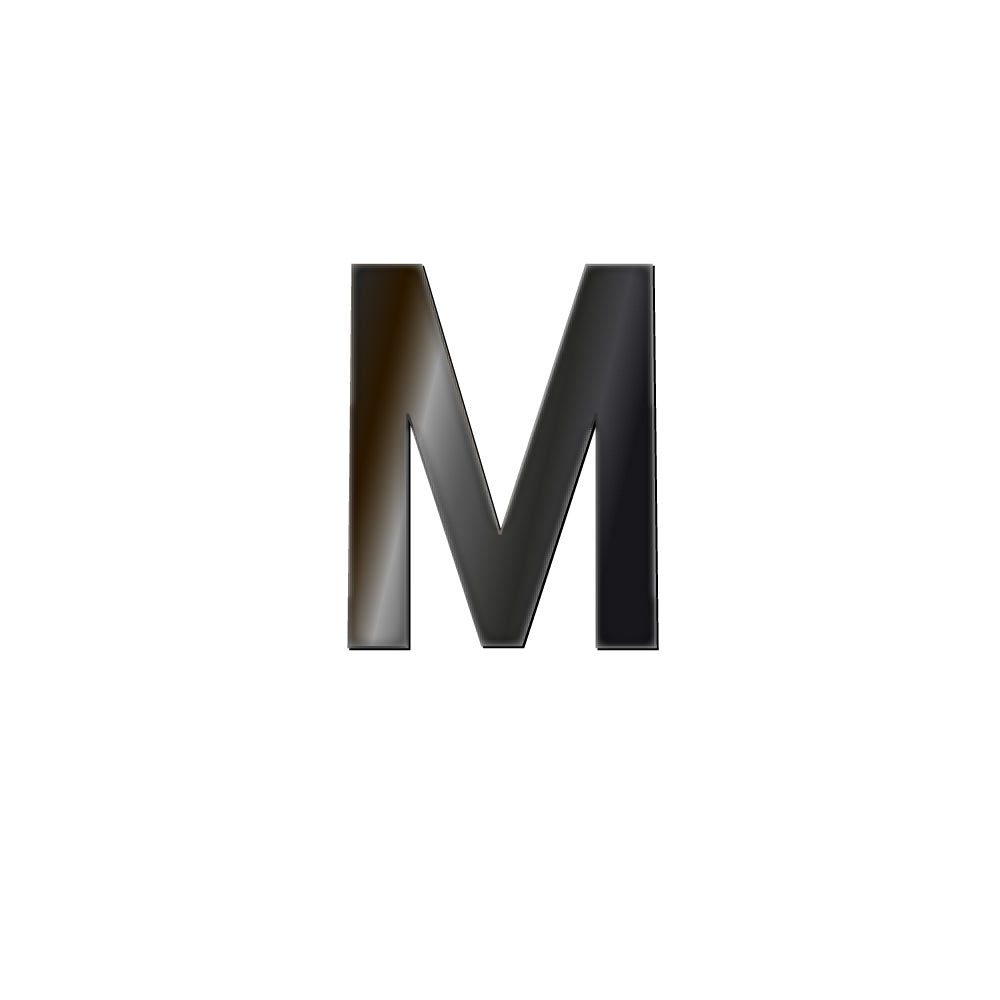 チャーム バンドラージイニシャル ブラック M