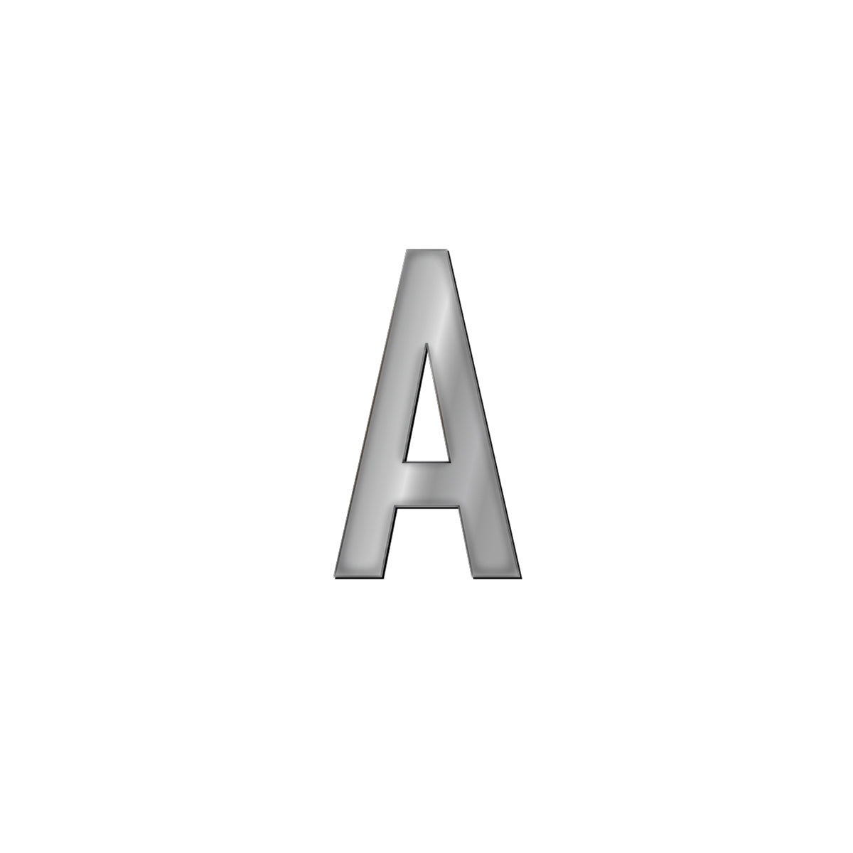チャーム バンドラージイニシャル シルバー A