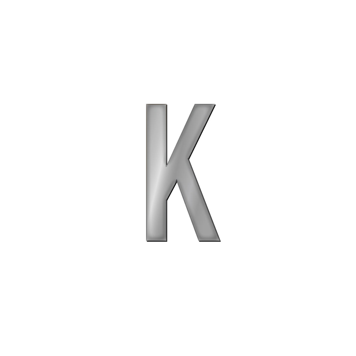 チャーム バンドラージイニシャル シルバー K