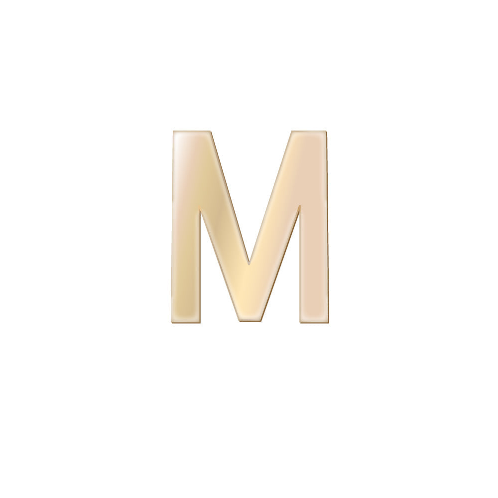 チャーム バンドラージイニシャル ゴールド M