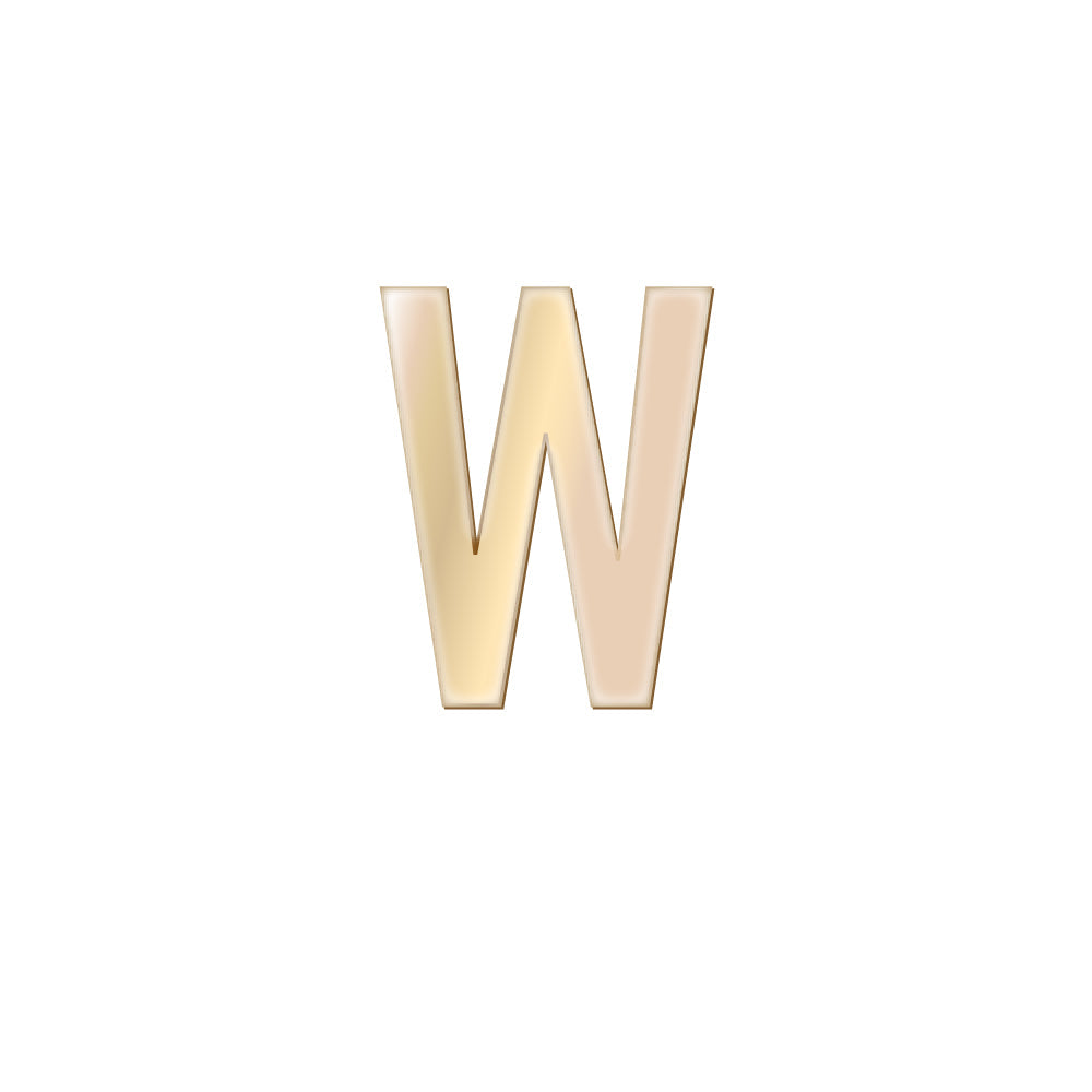 チャーム バンドラージイニシャル ゴールド W