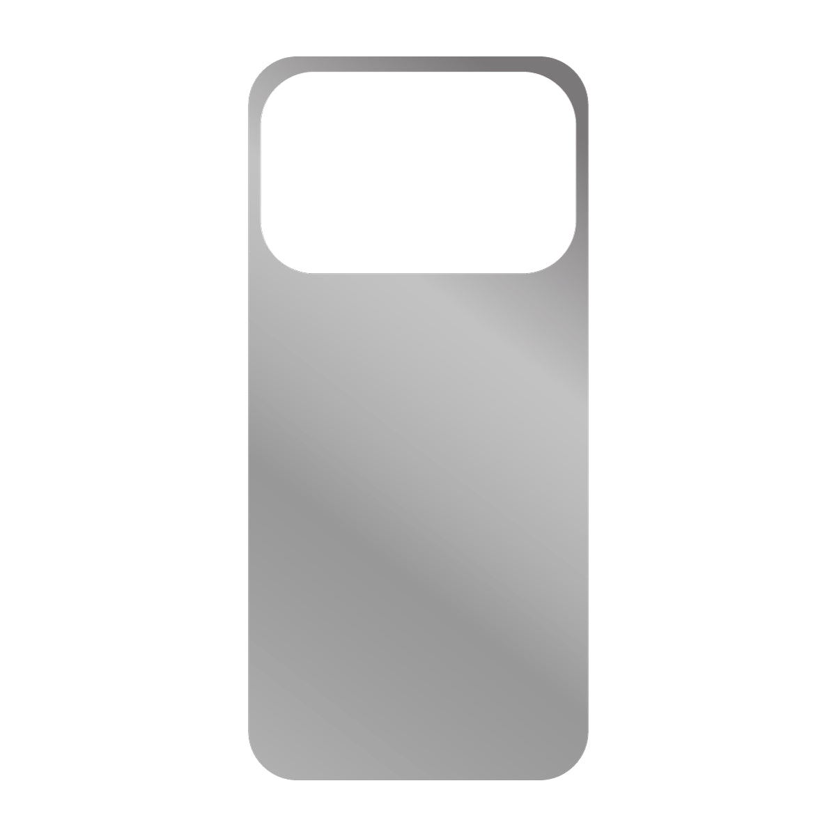 iPhone17ProMax スマホアクセサリー シート ミラーインナーシート シルバー