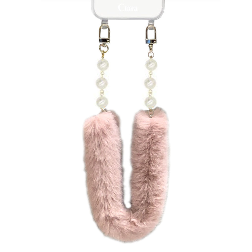 ストラップ ショート ファーパールストラップ