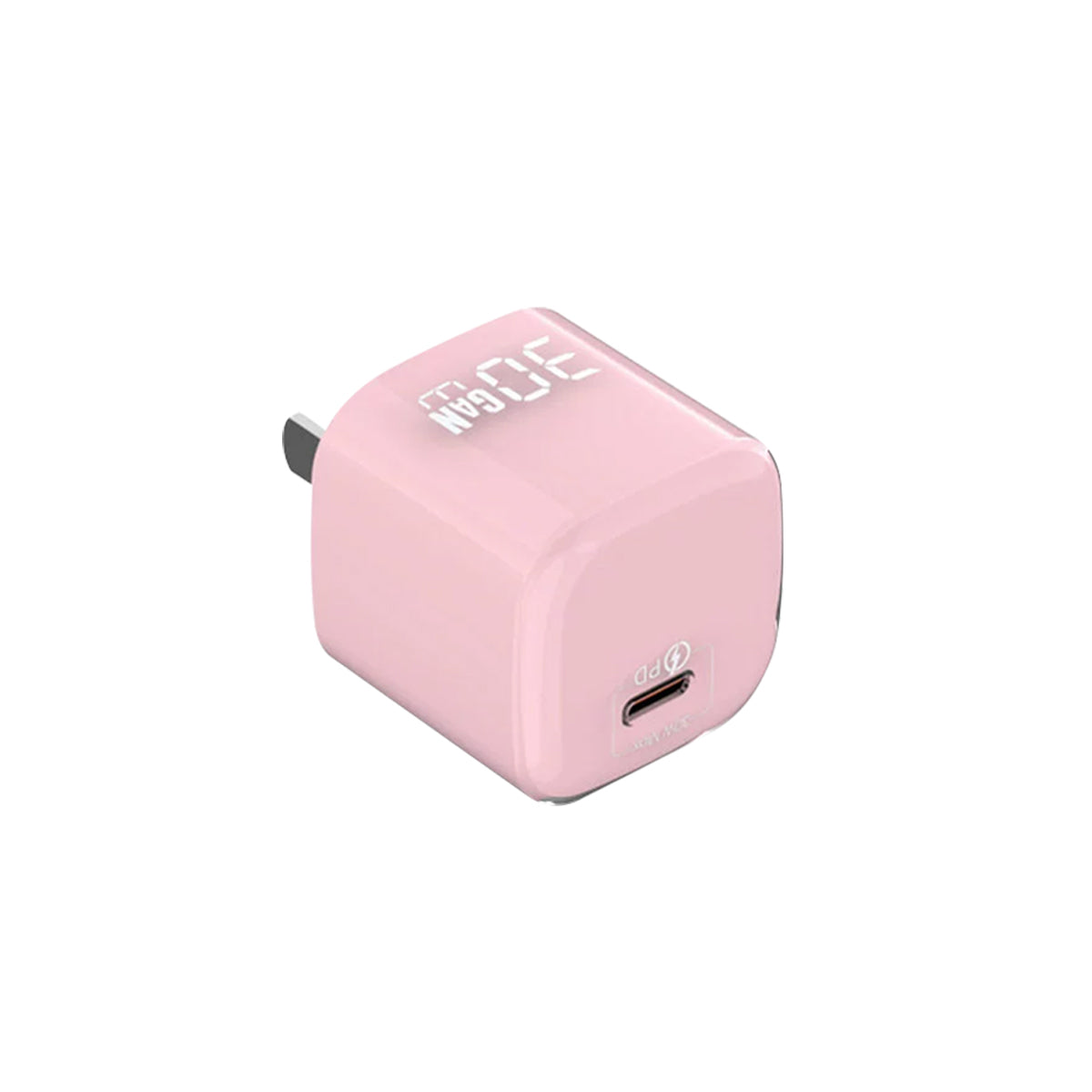 Type-C電源アダプター ピンク