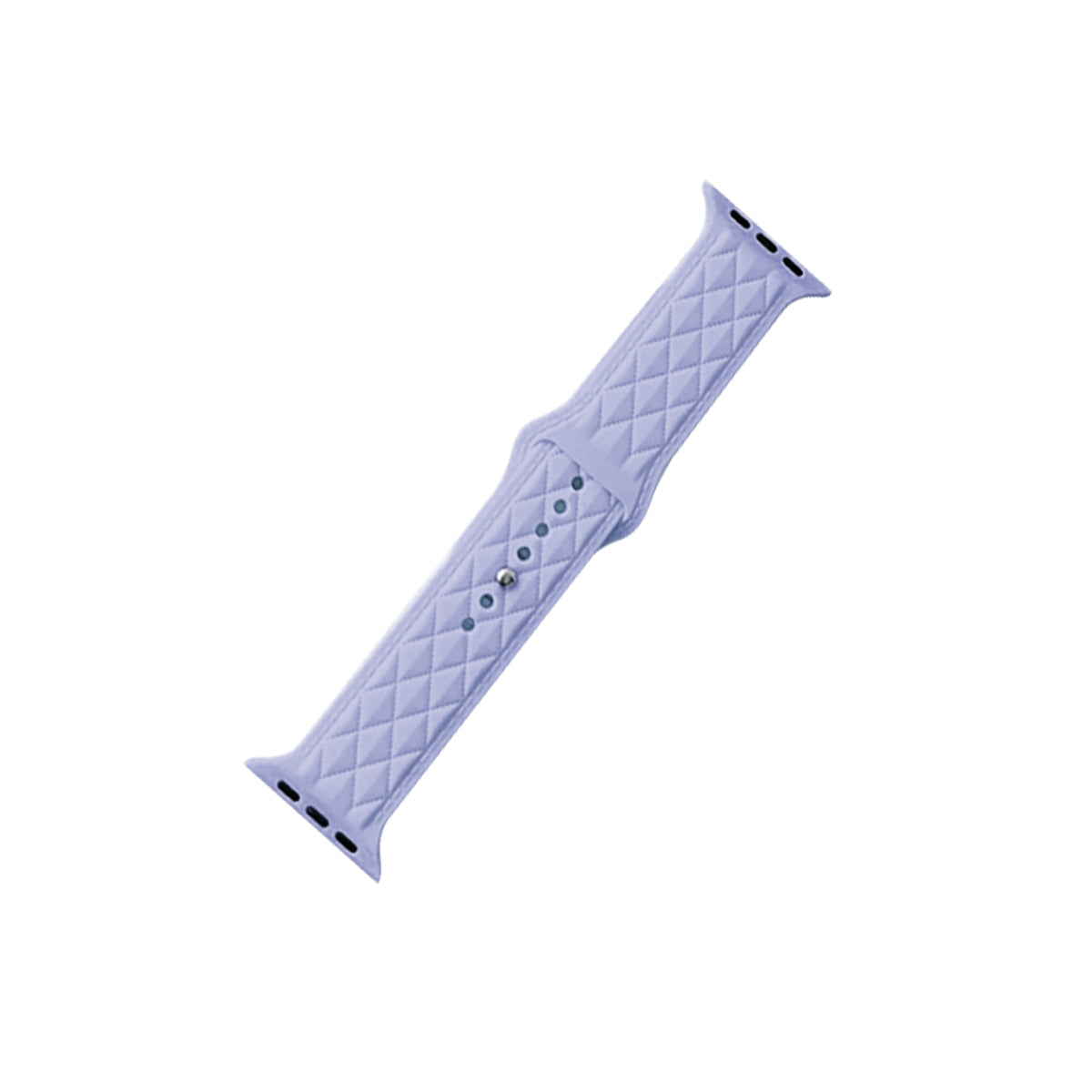 42mm/44mm/45mm/46mm/49mm キルティングシリコンアップルウォッチバンド ブルー