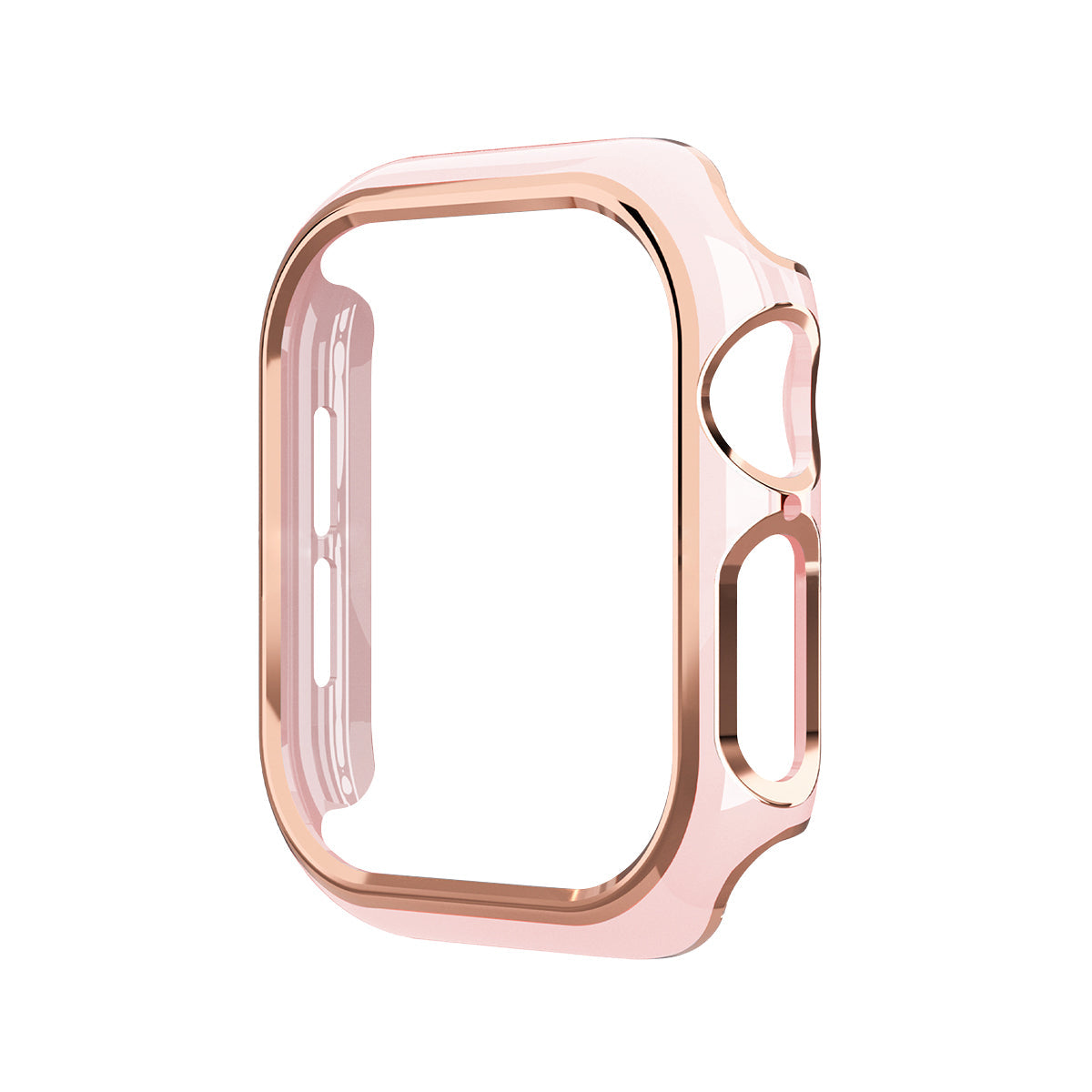42mm Series10 フレームラインアップルウォッチカバー ピンク/ローズゴールド