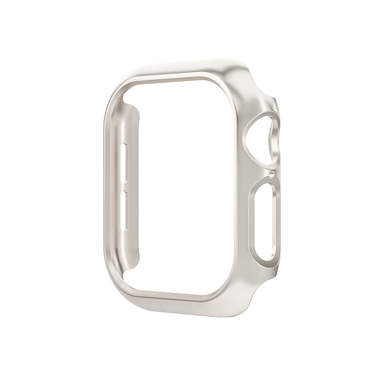 42mm Series10 シンプルアップルウォッチカバー スターライト