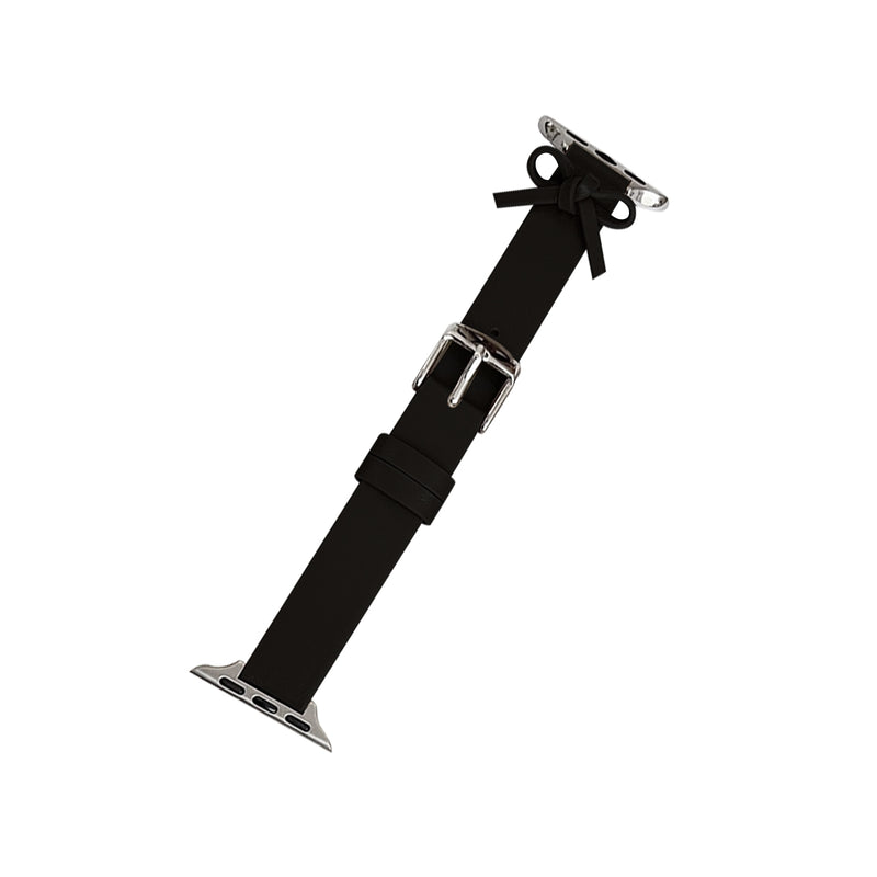 AppleWatchアクセサリー レザーリボンアップルウォッチバンド