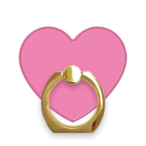スマホリング ハート ハートローズピンク Gold