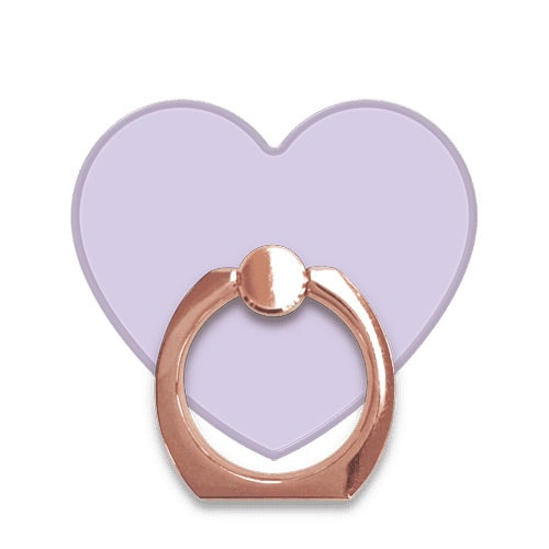 スマホリング  ハート ラベンダー RoseGold