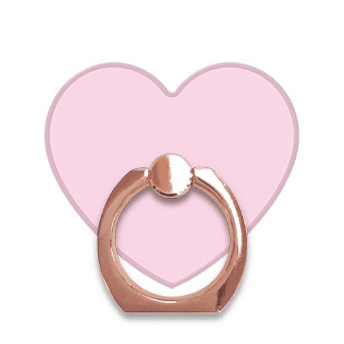 スマホリング ハート スモーキーピンク RoseGold