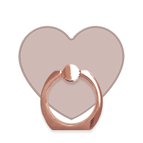 スマホリング ハート ラテ RoseGold