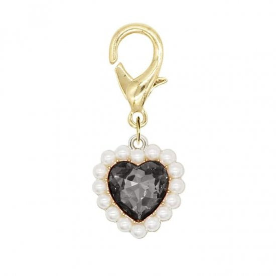 チャーム】 チャーム HEART STONE PEARL CHARM(ハートストーンパール