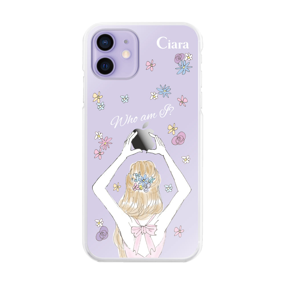 iPhone12/12Pro ハイブリッド クリアケース バックショット ピンク