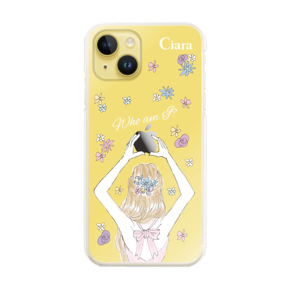 iPhone14Plus ハイブリッド クリアケース バックショット ピンク