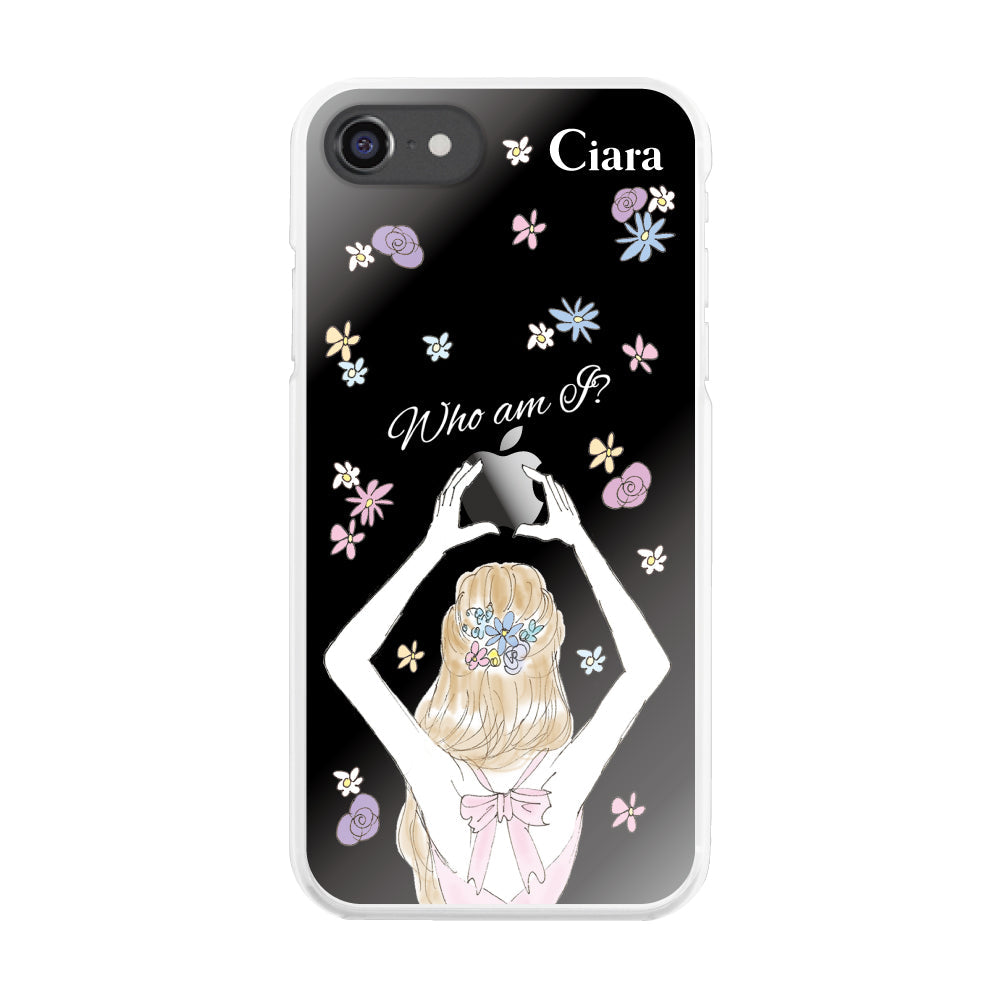 iPhone7/8 ハイブリッド クリアケース バックショット ピンク