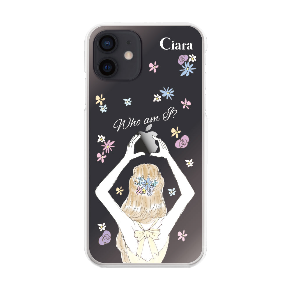 iPhoneXR ハイブリッド クリアケース バックショット イエロー