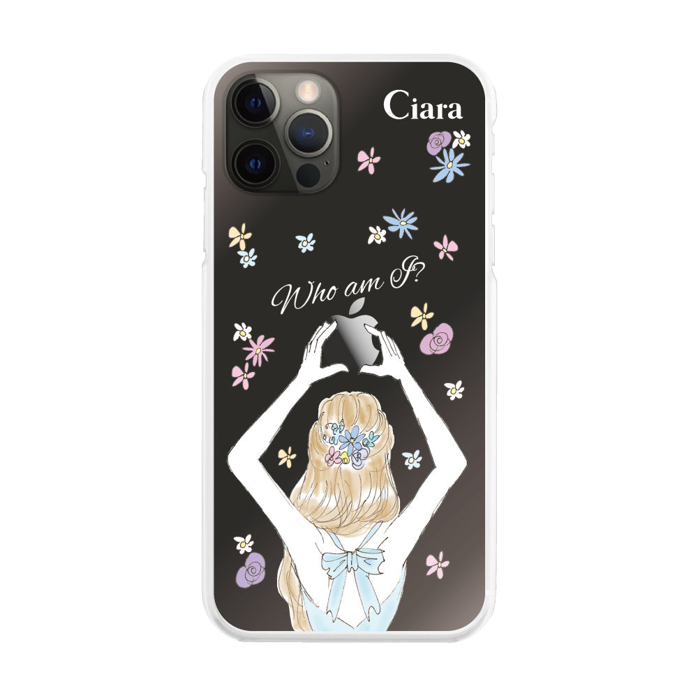 iPhoneX/XS ハイブリッド クリアケース バックショット ブルー