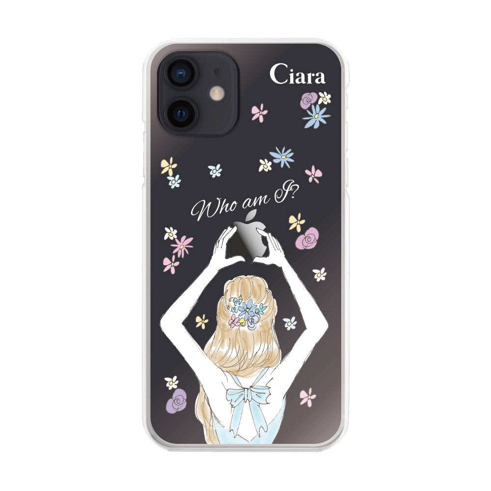 iPhoneXR ハイブリッド クリアケース バックショット ブルー