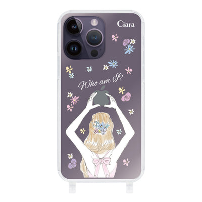 iPhoneケース ストラップクリアケース バックショット