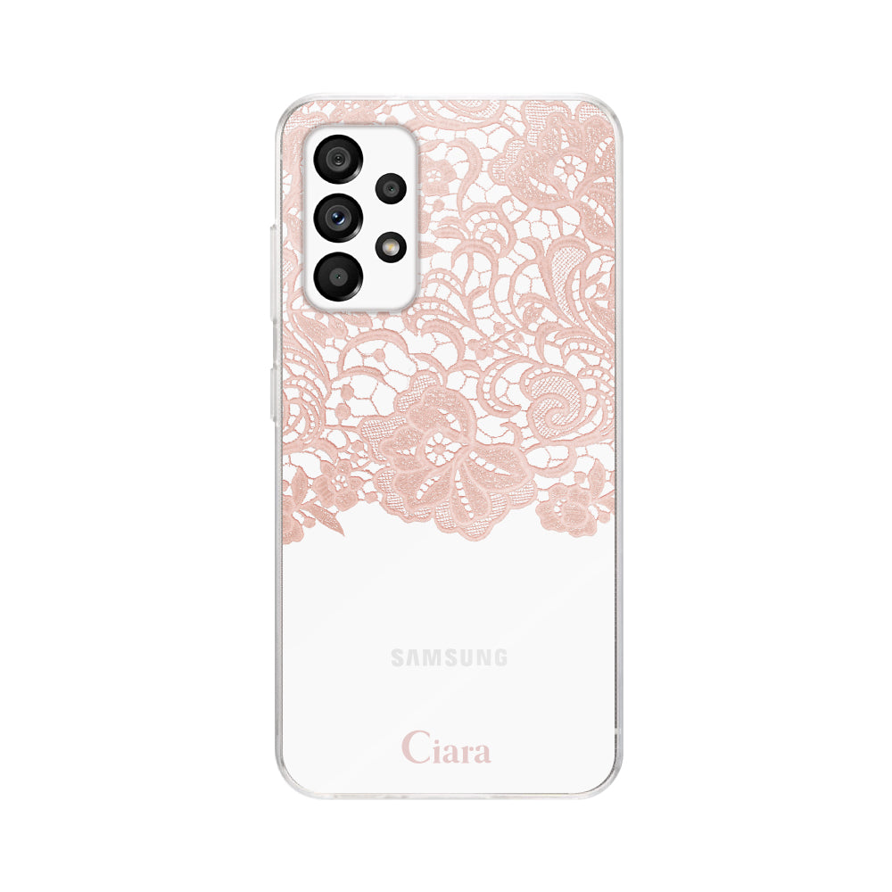 GalaxyA53ケース】 クリア FABRIC COLOR LACE(ファブリックカラーレース) | iPhone スマホケース /アクセサリーCiara(シアラ)