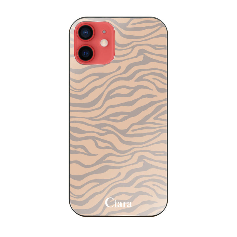 iPhoneケース ガラス 強化ガラスケース タイガー