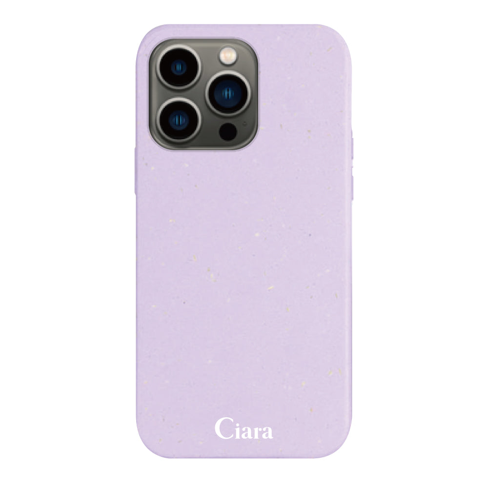 iPhone13Proケース サスティナブルケース ロゴ パープル