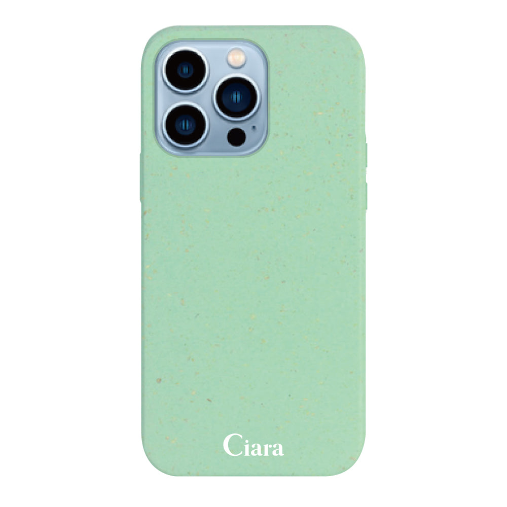 iPhone13ProMaxケース サスティナブルケース ロゴ グリーン